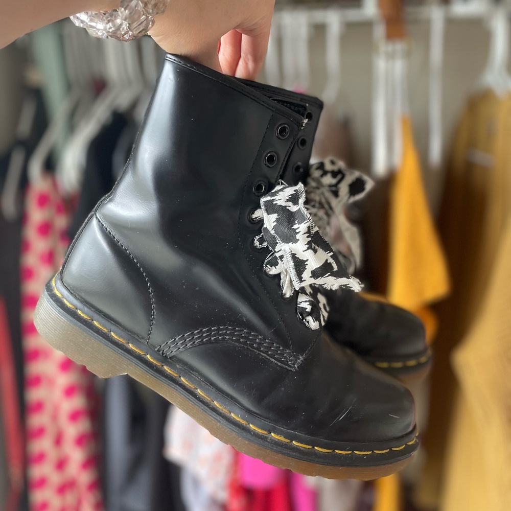 Dr. Martens 1460 Black Leather, Doc Marten Lace up boots